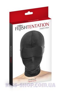 Маска шолом для ігор БДСМ Fetish Tentation Closed Hood