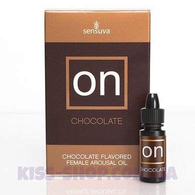 Збуджуючі краплі для клітора Sensuva ON Arousal Oil for Her Chocolate 5 мл