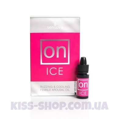 Збуджуючі краплі для клітора Sensuva ON Arousal Oil for Her Ice 5 мл