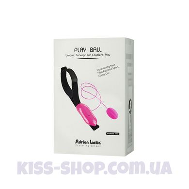 Виброяйце Adrien Lastic Playball для стимуляції точки А, з турборежимом, кріплення до ноги