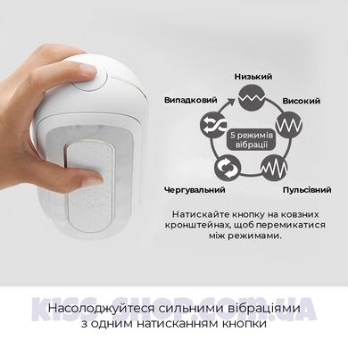 Мастурбатор Tenga Flip Zero Electronic Vibration White