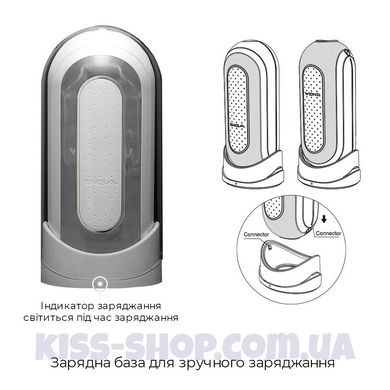 Мастурбатор Tenga Flip Zero Electronic Vibration White