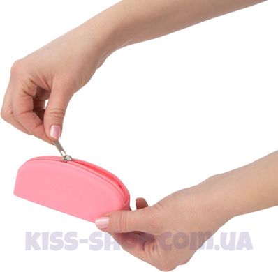 Сумка для зберігання секс-іграшок PowerBullet - Silicone Storage Zippered Bag Pink