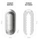 Мастурбатор Tenga Flip Zero Electronic Vibration White