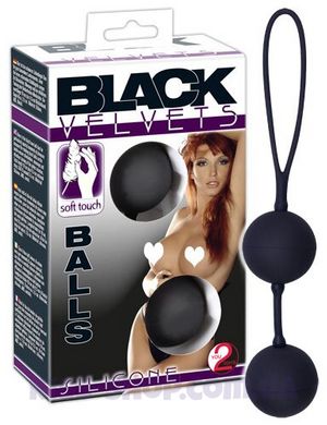 Силіконові вагінальні кульки Black Velvets
