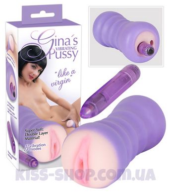 Мастурбатор с вибрацией GINA'S PUSSY