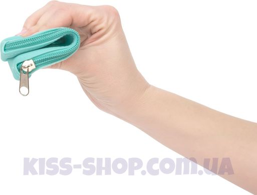 Сумка для зберігання секс-іграшок PowerBullet - Silicone Storage Zippered Bag Teal