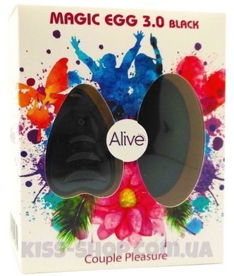 Виброяйцо Alive Magic Egg 3.0 Black