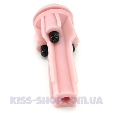 Мастурбатор з вібрацією Fleshlight Vibro Pink Lady Touch, три віброкулі, стимулювальний рельєф