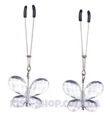 Затиск для сосків з підвіскою у вигляді метелика Bad Kitty Butterfly Clamps