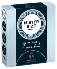 Презервативи MISTER SIZE (64 мм) 3 шт