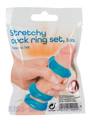 Ерекційні кільця Stretchy Cock Ring Set