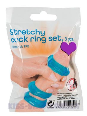 Ерекційні кільця Stretchy Cock Ring Set