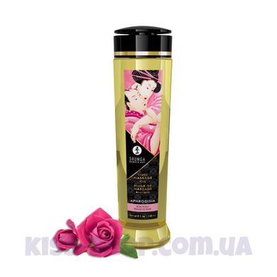 Масажна олія Shunga Aphrodisia – Roses (240 мл) натуральна зволожувальна