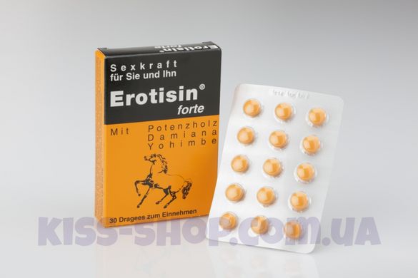 Таблетки EROTISIN forte 30 шт (для двоих)