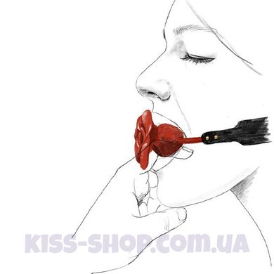 Розкішний кляп у вигляді троянди Zalo - Rose Ball Gag, подвійне використання