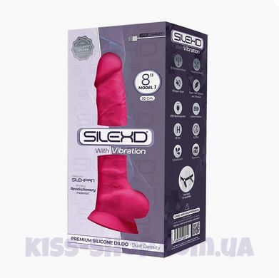 Фалоімітатор з вібрацією SilexD Vetus Vibro Pink