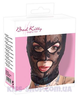 Ажурна маска на обличчя Bad Kitty