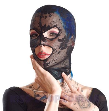 Ажурна маска на обличчя Bad Kitty