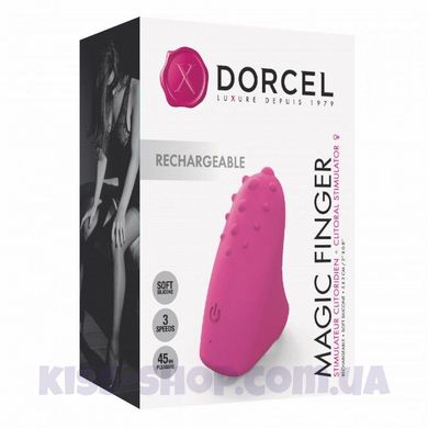 Вібратор на палець Dorcel MAGIC FINGER Rose перезаряджається