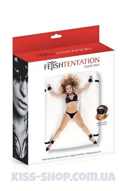 Фіксатор для рук і ніг до ліжка Fetish Tentation Ankle and Wrist Straps for Bad