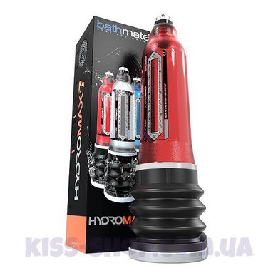 Гідропомпа Bathmate Hydromax 7 Red (X30), для члена довжиною від 12,5 до 18 см, діаметр до 5 см