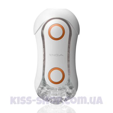 Мастурбатор Tenga Flip Orb — Orange Crash, з можливістю зміни тиску та стимулювальними кульками всер