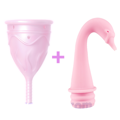 Менструальна чаша Femintimate Eve Cup розмір L з переносним душем, діаметр 3,8 см
