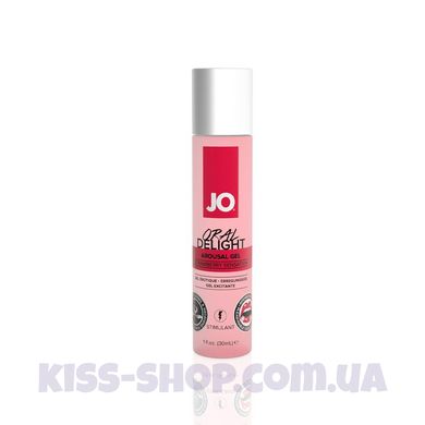 Гель для оральних пестощів System JO Oral Delight — Strawberry Sensation (30 мл), ефект холод-тепло