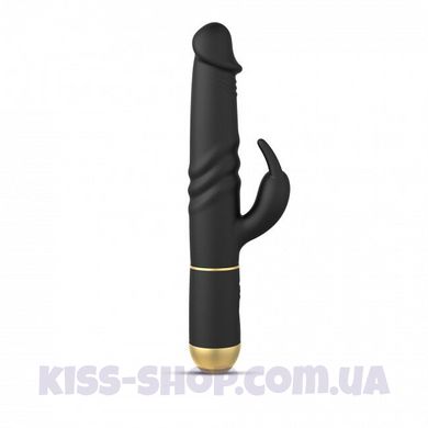 Вібратор Dorcel Furious Rabbit 2.0 зі зворотно-поступальними рухами головки, перезаряджуваний