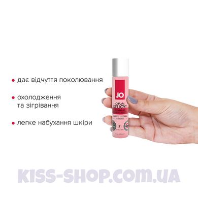 Гель для оральних пестощів System JO Oral Delight — Strawberry Sensation (30 мл), ефект холод-тепло