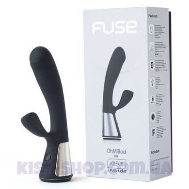 Інтерактивний вібратор-кролик Ohmibod Fuse for Kiiroo Black