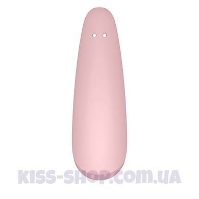 Вакуумно-хвильової стимулятор для клітора Satisfyer Curvy 2+ Pink синхронізується з телефоном