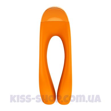 Вібратор на палець Satisfyer Candy Cane Orange