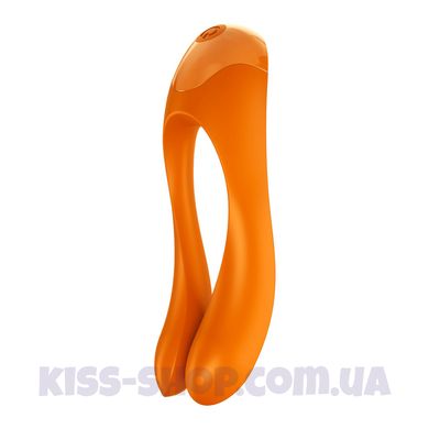 Вібратор на палець Satisfyer Candy Cane Orange