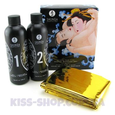 Гель для массажа Shunga ORIENTAL BODY-TO-BODY - Exotic Fruits (2 x 225 мл)