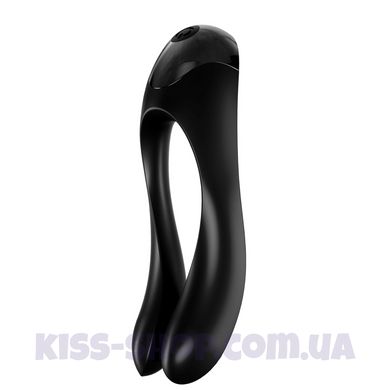 Вібратор на палець Satisfyer Candy Cane Black