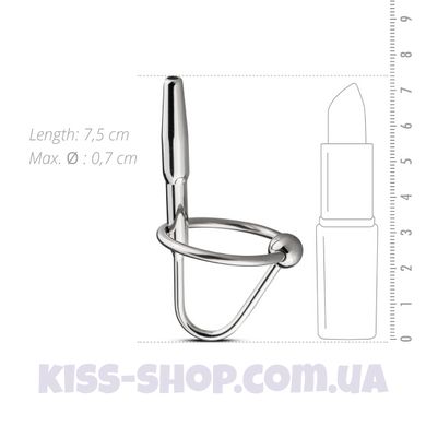 Уретральний стимулятор Sinner Gear Unbendable – Sperm Stopper Hollow Ring, 2 кільця (2,5 см та 3 см)