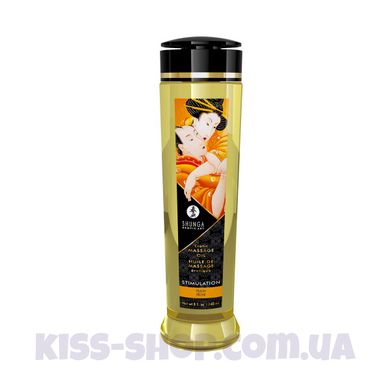 Масажна олія Shunga Stimulation – Peach (240 мл) натуральна зволожувальна