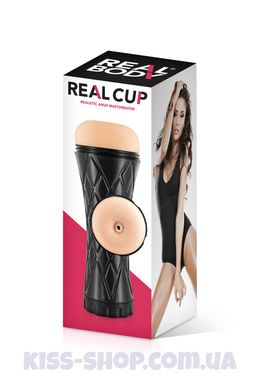 Мастурбатор в тубі у вигляді попки Real Body Cup Anus