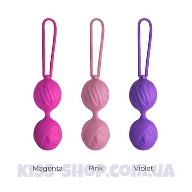 Вагінальні кульки Adrien Lastic Geisha Lastic Balls BIG Magenta L