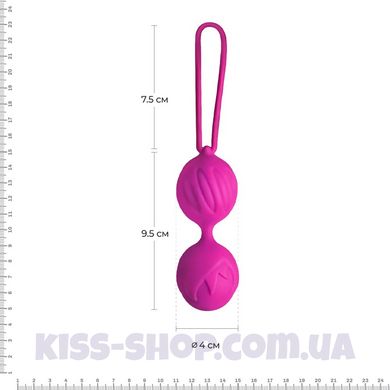 Вагінальні кульки Adrien Lastic Geisha Lastic Balls BIG Magenta L