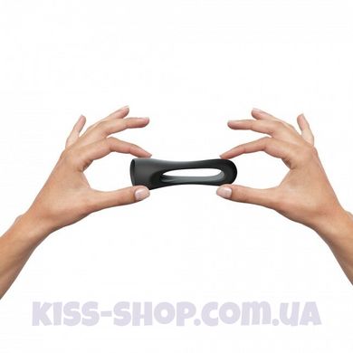 Ерекційне кільце подвійне Love To Love FLUX RING - BLACK ONYX