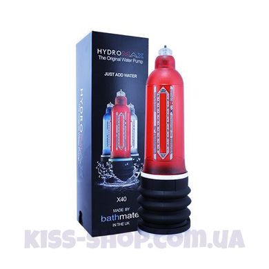 Гідро Bathmate Hydromax 9 Red (X40), для члена довжиною від 18 до 23см, діаметр до 5,5 см