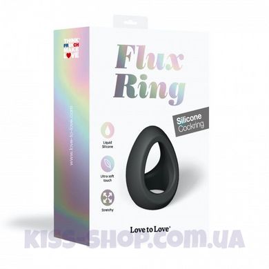 Ерекційне кільце подвійне Love To Love FLUX RING - BLACK ONYX