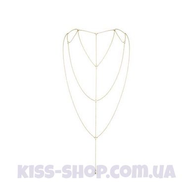 Ланцюжок для спини Bijoux Indiscrets Magnifique Back and Cleavage Chain - Gold, прикраса для тіла