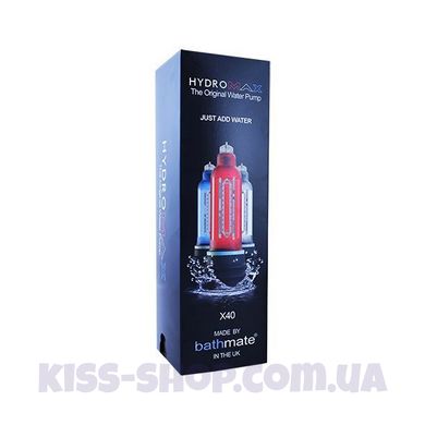 Гідро Bathmate Hydromax 9 Red (X40), для члена довжиною від 18 до 23см, діаметр до 5,5 см