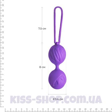 Вагінальні кульки Adrien Lastic Geisha Lastic Balls Mini Violet S