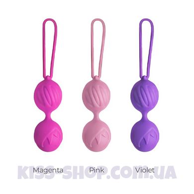 Вагінальні кульки Adrien Lastic Geisha Lastic Balls Mini Violet S