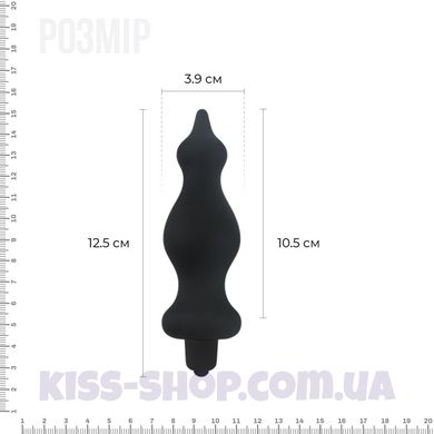 Анальная пробка с вибрацией Adrien Lastic Bullet Amuse Black